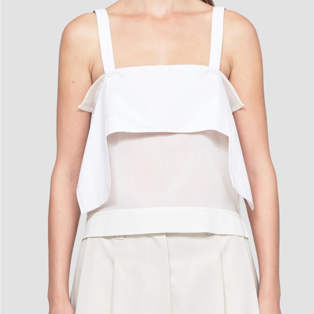 NWT 3.1 Phillip Lim Wool Blend Voile Layered Tank